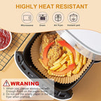 Vailnd Small Round Air Fryer Liners Disposable, 200 PCS 6.3" Air Fryer Paper Liners for Ninja AF101, Non-Stick and Oil Proof Baking Paper Liner for 2-4 qt Airfryer Basket