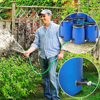 Rain Barrel Spigot Kit with 3 Pack Garden Hose Male Threaded Adapter (3/4" Male), 3/4 Inch Water Barrel PVC Garden Diverter Kit with Hole Saw for Water Tanks, Aquariums, Tubs, Pool, Garden Barrel