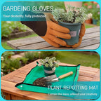 Garden Tool Set, 10 PCS Gardening Essentials, Stainless Steel Garden Hand Tools with Tote Bag, Well-Designed Gardening Supplies Kit Gifts for Women Men Gardeners