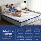 BedsPick 10 Inch Queen Gel Memory Foam Mattress in a Box, Medium-Firm Feel for Back Pain Relief, Fiberglass Free, Motion Isolation, CertiPUR-US Certified