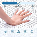 Odorless Foldable Mattress Single Size 75" x 25" x 4", 4 Inch Folding Foam Mattress with Storage Bag, Trifold Memory Foam Mattress for RV, Guest Bed