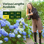 Maygrove 50 ft Garden Hose, 5/8 in ID, Heavy-Duty, Leakproof, Kink-Resistant Water Hose with Swivel Brass Fittings, 600 PSI Burst Rating, Ideal for Car Wash & Lawn Watering