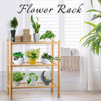 3-Tier Shoe Rack,Shoes Organizer,for Front Door Entrance, Free Standing Shelf Entryway and Closet Hallway, Small Space Stackable Bamboo Multifunctional Racks