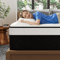 Full Mattress, 14 Inch Full Hybrid Mattress in a Box with Memory Foam, Medium Firm, Euro Top, Reinforced Edge Support, Pressure Relief & Motion Isolation, CertiPUR-US Certified