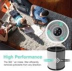 Tailulu Air Purifier Replacement Filter for D09 Air Cleaner, 3-in-1 True H13 HEPA Filter, 1 Pack