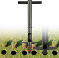 Bulb Planter Tool, 33.5 inch Long Handle Garden Sod Plugger to Dig Hole, Heavy Duty Metal Garden Tools for Soil Test Planting or Weeding Spring Flowers Bulbs,Bedding Plants,Tulips, Lilies, Potato
