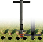 Bulb Planter Tool, 33.5 inch Long Handle Garden Sod Plugger to Dig Hole, Heavy Duty Metal Garden Tools for Soil Test Planting or Weeding Spring Flowers Bulbs,Bedding Plants,Tulips, Lilies, Potato