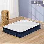 Full Mattress 12 Inch, Memory Foam Mattress with Pocket Spring, Soft & Comfortable Medium Plush, Motion Isolation, Pressure Relief, CertiPUR-US Certified (75"*54"*12")
