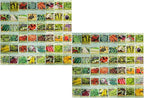Set of 100 Packs of Valley Greene Assorted Heirloom Vegetable Seeds 100% Non-GMO