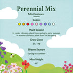 Ferry-Morse Perennial Mix Bulk Wildflower Seeds, 1lb