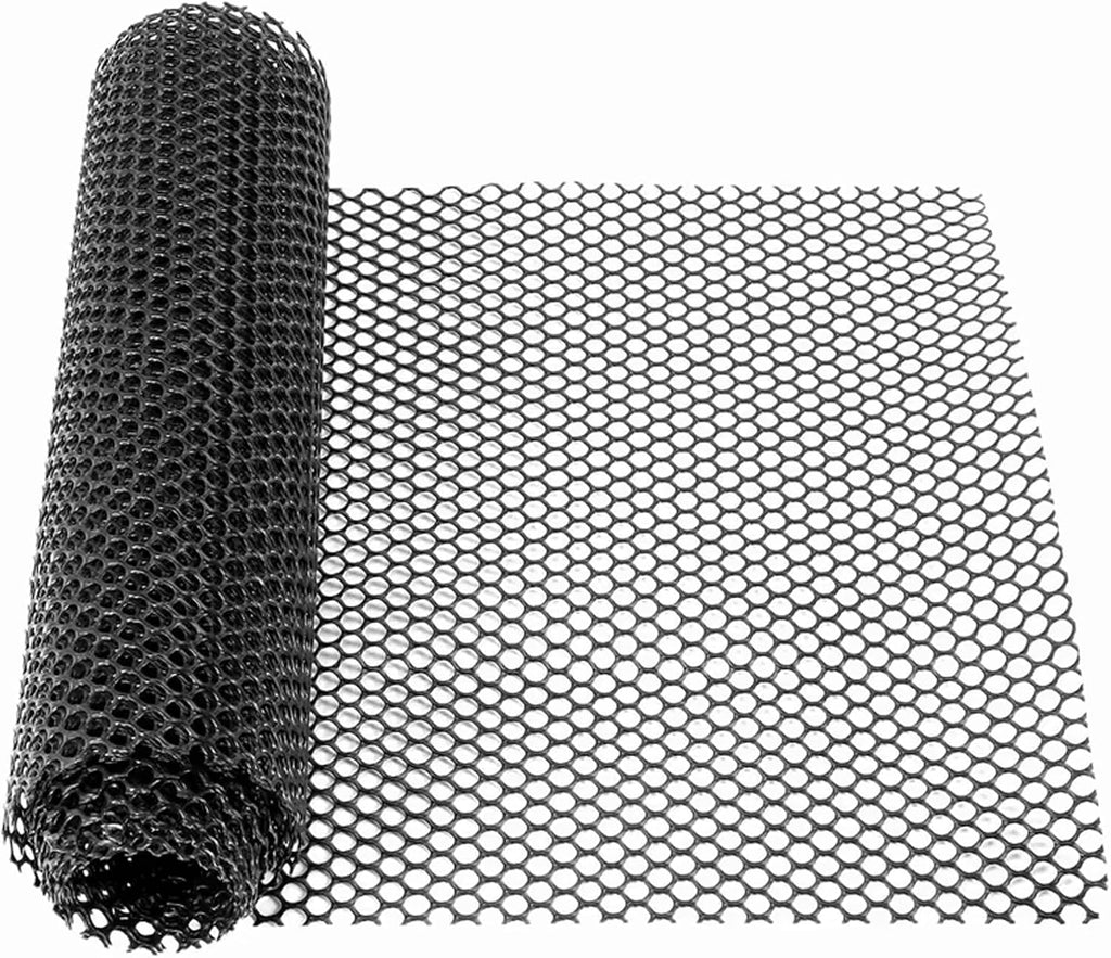 Plastic Wire Mesh Fence, Black Safety Fence Balcony Protection Net 39.3 Inch X 32.8FT Poultry Fence Roll for Garden Chicken Rabbit Construction Barrier(Size:1x20M - Mesh 1.8cm)