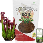 Professional Carnivorous Plant Soil | Large 2.2 Quarts Ready to Use for Venus Flytraps, Sundews, Pitcher Plants, Butterworts | Peat Moss, Coco Coir, Perlite, Dolomite | Made in USA