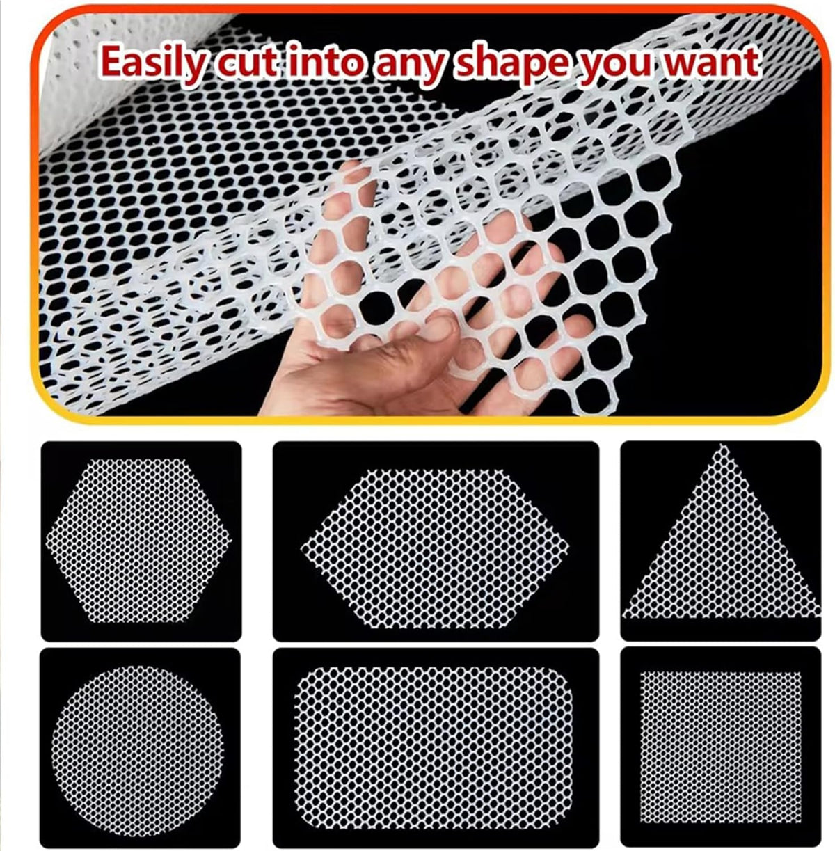 White Garden Fence Mesh 39.3″ Wide Safety Netting Plastic Net Fencing Roll Balcony Protection Window Isolation Net for Snow, Poultry, Chicken, Patio, Animal Barrie(Size:1x30M - Mesh 1.8cm,Color:White)