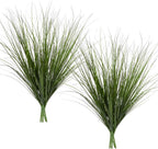 12PCS Fake Plants Artificial Wheat Grass Greenery Plastic Plants Fake Grass Artificial Plants for Outdoor Decor Artificial Grass Plant with Greenery Stems for Indoor Home Decoration 26.4"