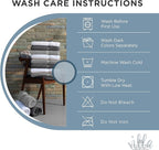 100% Cotton Hand Towel Set of 4, (16 x 28 inches) Sustainable, Soft, Highly Absorbent, Quick Drying, Combed Cotton Hand Towels Pack of 4 Ideal for Hotels, Spa, Bathroom, Dorm, Blue