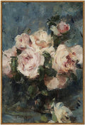 InSimSea Framed Wall Art for Living Room Flower Wall Art Home Decor Roses Vintage Botanical Prints Floral Paintings Canvas Art Wall Decor Floral Home Decor Canvas Prints for Bedroom Office 16x24in