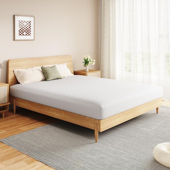 6 Inch King Size Mattress in a Box,Memory Foam Mattress for Comfort Sleep, Cooling Night Sleep & Pressure Relief, Ships Compressed (6", King)