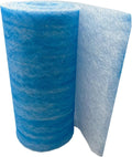 Paint Booth Exhaust Fiberglass Filter Roll, Blue/White Paint Arrestor for Spray Booth (60" x 200ft)