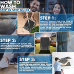 16x25x1 Electro-static Air Filter (1-Ct) AC Furnace Filter, Reusable & Washable 4-Stage Electrostatic Filter for Residential and Commerical HVAC (Actual Size: 15.75 x 24.75 x 0.75 Inches)