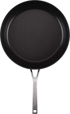 KitchenAid Hard Anodized Induction Nonstick Fry Pan/Skillet with Lid, 12.25 Inch, Matte Black