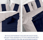 Kotton Culture 1 Pc Custom Size Duvet Cover Only -100% Egyptian Cotton Sateen 600 Thread Count Ultra Soft Premium Durable Comforter Cover Zipper Closure & Corner Ties (Dashing Blue, Custom)