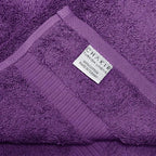 Chakir Turkish Linens 100% Cotton Premium Turkish Towels for Bathroom, 2 Large Bath Towels, 2 Hand Towels, 2 Washcloths (6-Piece Towel Set, Eggplant)