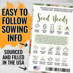 Seed Needs Pumpkin Seeds Specialty Spooky Blend 10+ Varieties | Lumina White, Baby Boo, Blue Jarrahdale, Cinderella & More! | Heirloom Non-GMO Untreated | Bulk Pumpkin Seeds for Planting