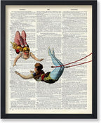 Poster Master Dictionary Art Poster - Acrobat Print - Circus Art - Entertainment Art - Gift for Men, Women & Performer - Chic Decor for Living Room, Bedroom, Dorm or Office, 18x24 Unframed Wall Art