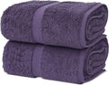 Chakir Turkish Linens, 100% Cotton Premium Quality Turkish Bath Sheets (35''x70'' Large Bath Sheet Towels - Plum)