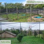 Bird Netting for Chicken Coop 25x25 Ft, 1/2" Mesh, Strong Woven Poultry Netting Roof Cover for Chicken Run, Heavy Duty Bird Net for Fruit Trees, Blueberry, Vegetables, Garden Protection