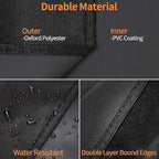 Heavy Duty 600D Polyester Cover Compatible with Traeger Grills BAC776 Woodridge Pro and Woodridge Elite Grills Replacement Covers Full-Length All Weather Grill Accessory
