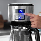 BLACK+DECKER 12-Cup Coffeemaker, Programmable, Exclusive VORTEXTM Technology, CM1331S-1