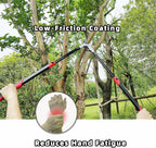 Loppers Branch Cutter Heavy Duty Tree Trimmer, Extendable 28-41" Tree Pruner with Compound Action, Tree Cutter with 2 Inch Clean Cut Capacity Chop Thick Branches Effortlessly