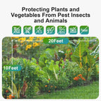 Garden Netting Pest Barrier: 10'x20' Fine Bug Netting for Garden Protection Row Cover Raised Bed Screen Mesh Greenhouse Mosquito Net, Protecting Tree Plants Vegetable Flowers Fruits