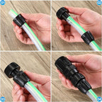 8 Pcs 25 PSI Drip Irrigation Pressure Regulator Faucet Adapter Kit, 4 Pcs 3/4" FHT x 3/4'' MHT Pressure Regulator, 4 Pcs 1/2 Inch Drip Irrigation Tubing Adapter for Drip Irrigation System
