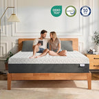 12 Inch King Green Tea Memory Foam Mattress for Cool Sleep & Pressure Relief, Bed in a Box, Removable Cover No Fiberglass, CertiPUR-US Certified