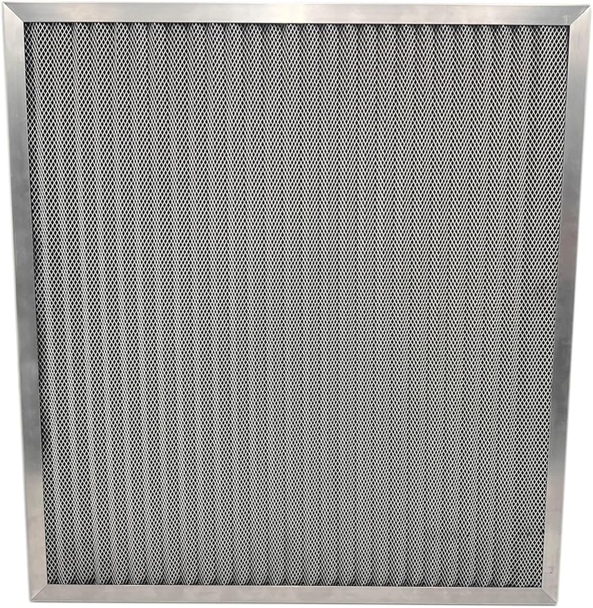 24x24x1 Electro-static Air Filter (1-Ct) AC Furnace Filter, Reusable & Washable 4-Stage Electrostatic Filter for Residential and Commerical HVAC (Actual Size: 23.75 x 23.75 x 0.75 Inches)