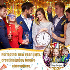 12 Pcs Glitter Noise Makers Metallic Fringed Party Blower for Adults Birthday Graduation New Years Party Favors Supplies (Colorful)