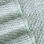 POLYTE Oversize, 60 x 30 in., Quick Dry Lint Free Microfiber Bath Towel Set, 6 Piece (Green)