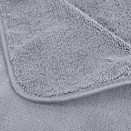 POLYTE Oversize, 60 x 30 in., Quick Dry Lint Free Microfiber Bath Towel Set, 6 Piece (Gray)