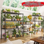 REIBII Wire Shelving Unit Storage Shelves Metal Shelves Heavy Duty Shelving Adjustable Garage Storage Wire Shelf Pantry Shelves for Bedroom Kitchen Rack 35.5''W x 14''D x 59''H