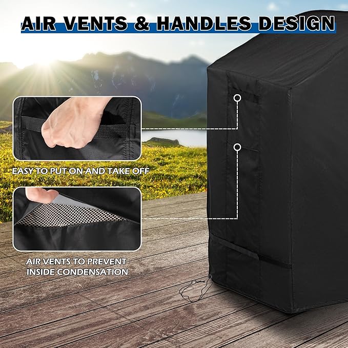 Grill Cover for Ninja PG301 Propane Griddle, Outdoor Griddle Cover for Ninja PG300 Series BBQ Grill-Waterproof