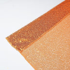 Poise3EHome Orange Sequin Backdrop Curtain, 2 Panels 2FTx8FT Glitter Background for Party Halloween Birthday Party Wedding Christmas Thanksgiving Holiday Festival Decor