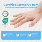 Neo Sleep 12 Inch Queen Medium Firm Cooling Gel Memory Foam Mattress for Cool Sleep Pressure Relieving CertiPUR-US Certified Foam, Mattress in a Box Fiberglass Free (Queen, 12 in)
