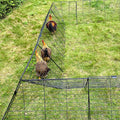 Heavy Duty Chicken Run Tunnel for Yard & Outside, Foldable & Expandable Chicken Tunnel, Portable Predator-Proof Poultry Playpen for Chickens, Rabbits & Ducks