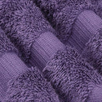 Chakir Turkish Linens 100% Cotton Premium Turkish Towels for Bathroom, 2 Large Bath Towels, 2 Hand Towels, 2 Washcloths (6-Piece Towel Set, Plum)