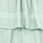 Cotton Paradise 6 Piece Towel Set, 100% Cotton Soft Absorbent Turkish Towels for Bathroom, 2 Bath Towels 2 Hand Towels 2 Washcloths, Mint Towel Set