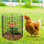 Adnee 10 Packs Wire Plant Protector from Animals - 12" H X 12" D Metal Mesh Plant Cage Covers - Sturdy Garden Bunny Barricades Chicken Wire Cloche for Plants Shrubs Vegetables Flowers
