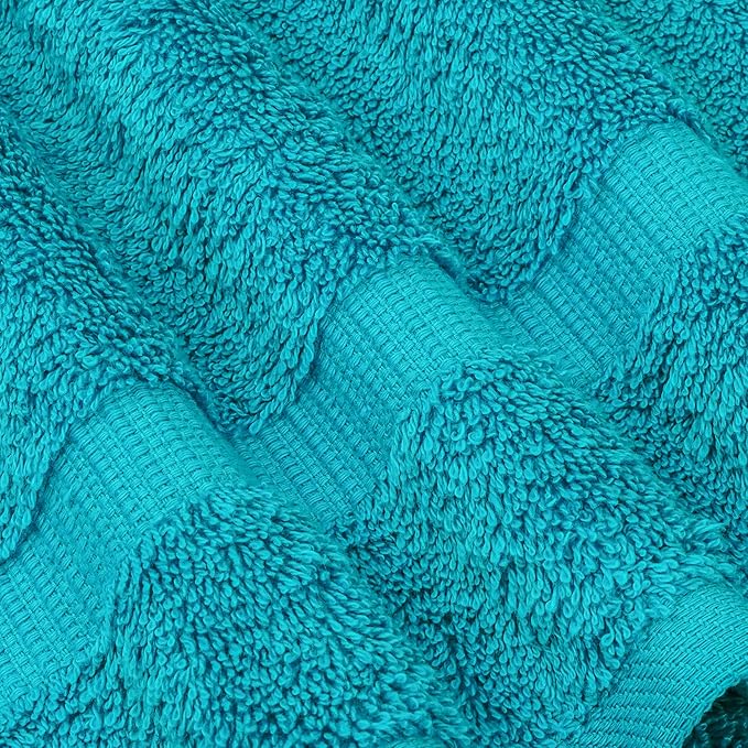 Chakir Turkish Linens | Hotel & Spa Quality 100% Cotton Luxury Turkish Towels | Soft & Absorbent (30x60 Inches Extra Large Bath Towels, Set of 4 - Aqua)