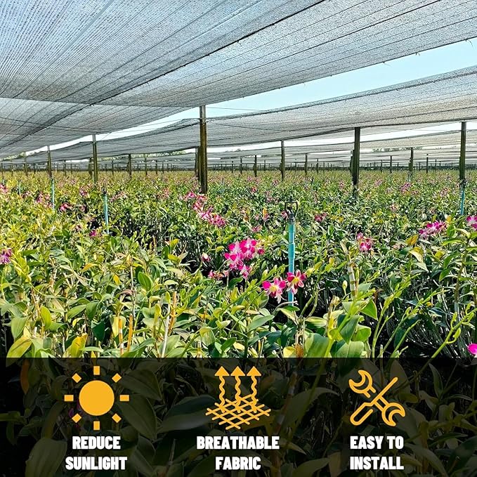 ColourTree 70% Black Shade Cloth Custom Size 12FT x 94FT Mesh Tarp, UV Resistant Netting with Upgrade Grommets for Plant Cover, Greenhouse, Chicken Coop, Barn, Kennel, Garden. (We Make Custom Size)